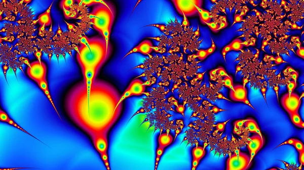 Soyut Bilgisayar Fraktal Tasarımı. Fraktal hiç bitmeyen bir desen. Fraktallar, farklı ölçeklerde kendine benzeyen sonsuz derecede karmaşık kalıplardır.