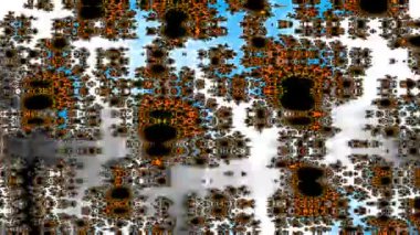 Soyut Bilgisayar Fraktal Tasarımı. Fraktal hiç bitmeyen bir desen. Fraktallar, farklı ölçeklerde kendine benzeyen sonsuz derecede karmaşık kalıplardır.