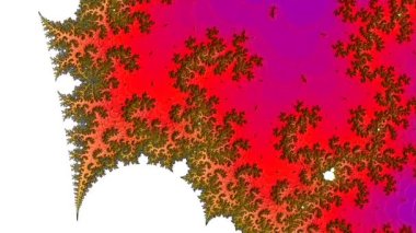 Soyut Bilgisayar Fraktal Tasarımı. Fraktal hiç bitmeyen bir desen. Fraktallar, farklı ölçeklerde kendine benzeyen sonsuz derecede karmaşık kalıplardır.