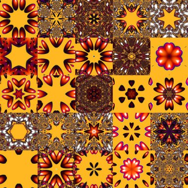 Renkli kar taneleriyle kusursuz bir desen. Noel ve Yeni Yıl tebrik kartları, kumaş, ambalaj kağıdı, davetiye, kırtasiye.