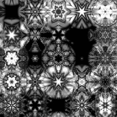 Renkli kar taneleriyle kusursuz bir desen. Noel ve Yeni Yıl tebrik kartları, kumaş, ambalaj kağıdı, davetiye, kırtasiye.