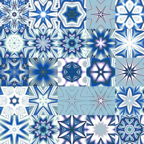 Patrón Sin Costuras Con Copos Nieve Multicolores Diseño Para Tarjetas — Foto de Stock