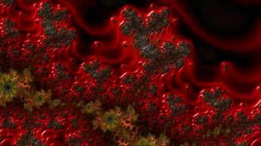 Soyut Bilgisayar Fraktal Tasarımı. Fraktal hiç bitmeyen bir desen. Fraktallar, farklı ölçeklerde kendine benzeyen sonsuz derecede karmaşık kalıplardır.