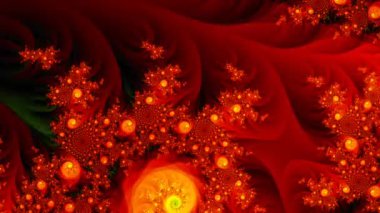 Soyut Bilgisayar Fraktal Tasarımı. Fraktal hiç bitmeyen bir desen. Fraktallar, farklı ölçeklerde kendine benzeyen sonsuz derecede karmaşık kalıplardır.