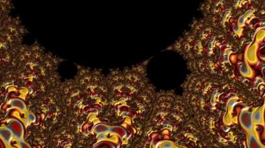 Soyut Bilgisayar Fraktal Tasarımı. Fraktal hiç bitmeyen bir desen. Fraktallar, farklı ölçeklerde kendine benzeyen sonsuz derecede karmaşık kalıplardır.