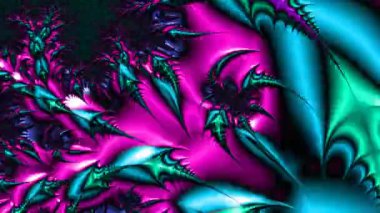 Soyut Bilgisayar Fraktal Tasarımı. Fraktal hiç bitmeyen bir desen. Fraktallar, farklı ölçeklerde kendine benzeyen sonsuz derecede karmaşık kalıplardır.