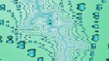 Soyut Bilgisayar Fraktal Tasarımı. Fraktal hiç bitmeyen bir desen. Fraktallar, farklı ölçeklerde kendine benzeyen sonsuz derecede karmaşık kalıplardır.