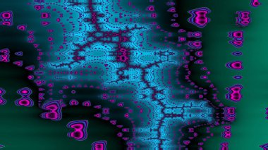 Soyut Bilgisayar Fraktal Tasarımı. Fraktal hiç bitmeyen bir desen. Fraktallar, farklı ölçeklerde kendine benzeyen sonsuz derecede karmaşık kalıplardır.