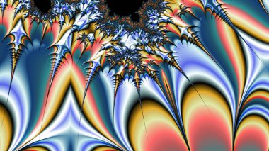 Soyut Bilgisayar Fraktal Tasarımı. Fraktal hiç bitmeyen bir desen. Fraktallar, farklı ölçeklerde kendine benzeyen sonsuz derecede karmaşık kalıplardır.