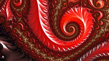 Soyut Bilgisayar Fraktal Tasarımı. Fraktal hiç bitmeyen bir desen. Fraktallar, farklı ölçeklerde kendine benzeyen sonsuz derecede karmaşık kalıplardır.