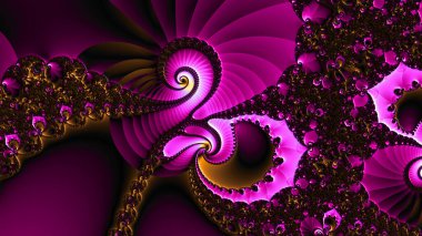 Soyut Bilgisayar Fraktal Tasarımı. Fraktal hiç bitmeyen bir desen. Fraktallar, farklı ölçeklerde kendine benzeyen sonsuz derecede karmaşık kalıplardır.