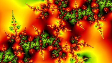 Soyut Bilgisayar Fraktal Tasarımı. Fraktal hiç bitmeyen bir desen. Fraktallar, farklı ölçeklerde kendine benzeyen sonsuz derecede karmaşık kalıplardır.