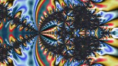 Soyut Bilgisayar Fraktal Tasarımı. Fraktal hiç bitmeyen bir desen. Fraktallar, farklı ölçeklerde kendine benzeyen sonsuz derecede karmaşık kalıplardır.