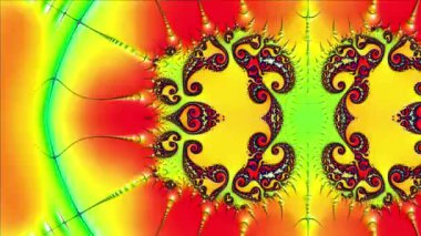 Soyut Bilgisayar Fraktal Tasarımı. Fraktal hiç bitmeyen bir desen. Fraktallar, farklı ölçeklerde kendine benzeyen sonsuz derecede karmaşık kalıplardır.