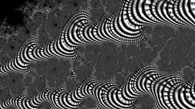 Soyut Bilgisayar Fraktal Tasarımı. Fraktal hiç bitmeyen bir desen. Fraktallar, farklı ölçeklerde kendine benzeyen sonsuz derecede karmaşık kalıplardır.