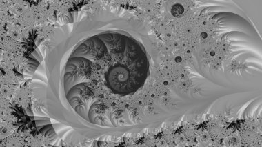 Soyut Bilgisayar Fraktal Tasarımı. Fraktal hiç bitmeyen bir desen. Fraktallar, farklı ölçeklerde kendine benzeyen sonsuz derecede karmaşık kalıplardır.