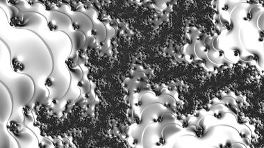 Soyut Bilgisayar Fraktal Tasarımı. Fraktal hiç bitmeyen bir desen. Fraktallar, farklı ölçeklerde kendine benzeyen sonsuz derecede karmaşık kalıplardır.