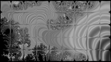 Soyut Bilgisayar Fraktal Tasarımı. Fraktal hiç bitmeyen bir desen. Fraktallar, farklı ölçeklerde kendine benzeyen sonsuz derecede karmaşık kalıplardır.