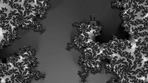 Abstract Computergegenereerd Fractaal Ontwerp Een Fractal Een Nooit Eindigend Patroon — Stockfoto