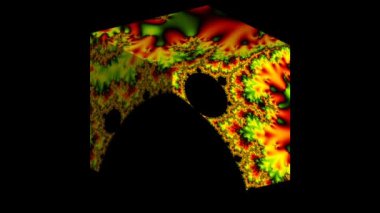Soyut Bilgisayar Fraktal Tasarımı. Fraktal hiç bitmeyen bir desen. Fraktallar, farklı ölçeklerde kendine benzeyen sonsuz derecede karmaşık kalıplardır.