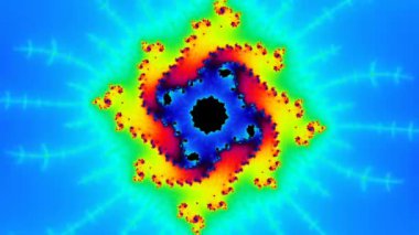 Soyut Bilgisayar Fraktal Tasarımı. Fraktal hiç bitmeyen bir desen. Fraktallar, farklı ölçeklerde kendine benzeyen sonsuz derecede karmaşık kalıplardır.