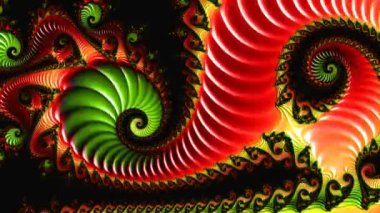 Soyut Bilgisayar Fraktal Tasarımı. Fraktal hiç bitmeyen bir desen. Fraktallar, farklı ölçeklerde kendine benzeyen sonsuz derecede karmaşık kalıplardır.