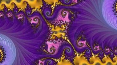 Soyut Bilgisayar Fraktal Tasarımı. Fraktal hiç bitmeyen bir desen. Fraktallar, farklı ölçeklerde kendine benzeyen sonsuz derecede karmaşık kalıplardır.