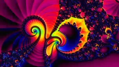 Soyut Bilgisayar Fraktal Tasarımı. Fraktal hiç bitmeyen bir desen. Fraktallar, farklı ölçeklerde kendine benzeyen sonsuz derecede karmaşık kalıplardır.