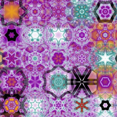 Soyut Bilgisayar Fraktal Tasarımı. Fraktal hiç bitmeyen bir desen. Fraktallar, farklı ölçeklerde kendine benzeyen sonsuz derecede karmaşık kalıplardır.