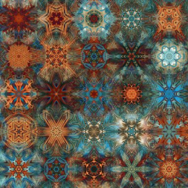 Soyut Bilgisayar Fraktal Tasarımı. Fraktal hiç bitmeyen bir desen. Fraktallar, farklı ölçeklerde kendine benzeyen sonsuz derecede karmaşık kalıplardır.