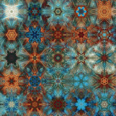 Soyut Bilgisayar Fraktal Tasarımı. Fraktal hiç bitmeyen bir desen. Fraktallar, farklı ölçeklerde kendine benzeyen sonsuz derecede karmaşık kalıplardır.