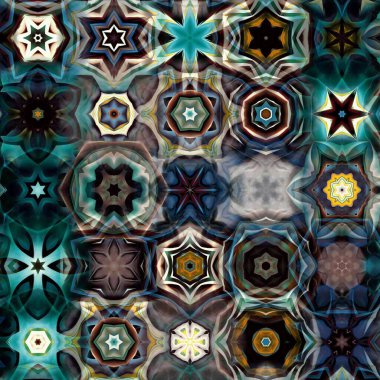 Soyut Bilgisayar Fraktal Tasarımı. Fraktal hiç bitmeyen bir desen. Fraktallar, farklı ölçeklerde kendine benzeyen sonsuz derecede karmaşık kalıplardır.