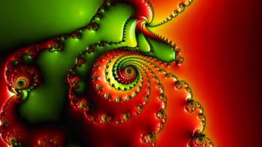 Soyut Bilgisayar Fraktal Tasarımı. Fraktal hiç bitmeyen bir desen. Fraktallar, farklı ölçeklerde kendine benzeyen sonsuz derecede karmaşık kalıplardır.