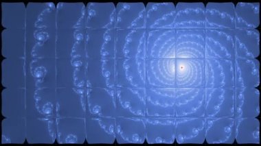 Soyut Bilgisayar Fraktal Tasarımı. Fraktal hiç bitmeyen bir desen. Fraktallar, farklı ölçeklerde kendine benzeyen sonsuz derecede karmaşık kalıplardır.