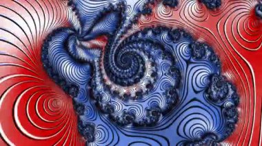 Soyut Bilgisayar Fraktal Tasarımı. Fraktal hiç bitmeyen bir desen. Fraktallar, farklı ölçeklerde kendine benzeyen sonsuz derecede karmaşık kalıplardır.