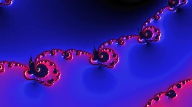 Soyut Bilgisayar Fraktal Tasarımı. Fraktal hiç bitmeyen bir desen. Fraktallar, farklı ölçeklerde kendine benzeyen sonsuz derecede karmaşık kalıplardır.