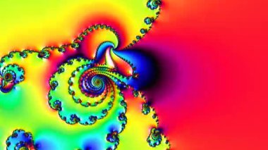 Soyut Bilgisayar Fraktal Tasarımı. Fraktal hiç bitmeyen bir desen. Fraktallar, farklı ölçeklerde kendine benzeyen sonsuz derecede karmaşık kalıplardır.