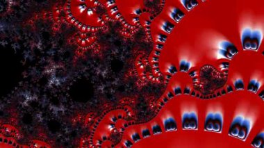 Soyut Bilgisayar Fraktal Tasarımı. Fraktal hiç bitmeyen bir desen. Fraktallar, farklı ölçeklerde kendine benzeyen sonsuz derecede karmaşık kalıplardır.