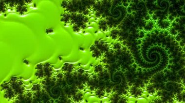 Soyut Bilgisayar Fraktal Tasarımı. Fraktal hiç bitmeyen bir desen. Fraktallar, farklı ölçeklerde kendine benzeyen sonsuz derecede karmaşık kalıplardır.