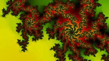 Soyut Bilgisayar Fraktal Tasarımı. Fraktal hiç bitmeyen bir desen. Fraktallar, farklı ölçeklerde kendine benzeyen sonsuz derecede karmaşık kalıplardır.