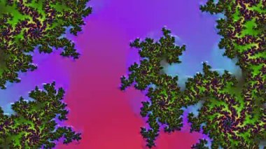 Soyut Bilgisayar Fraktal Tasarımı. Fraktal hiç bitmeyen bir desen. Fraktallar, farklı ölçeklerde kendine benzeyen sonsuz derecede karmaşık kalıplardır.