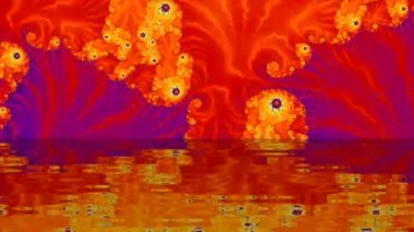 Soyut Bilgisayar Fraktal Tasarımı. Fraktal hiç bitmeyen bir desen. Fraktallar, farklı ölçeklerde kendine benzeyen sonsuz derecede karmaşık kalıplardır.