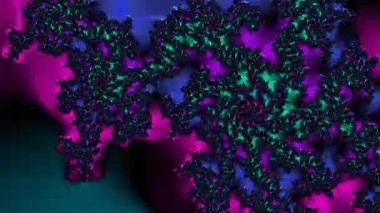 Soyut Bilgisayar Fraktal Tasarımı. Fraktal hiç bitmeyen bir desen. Fraktallar, farklı ölçeklerde kendine benzeyen sonsuz derecede karmaşık kalıplardır.