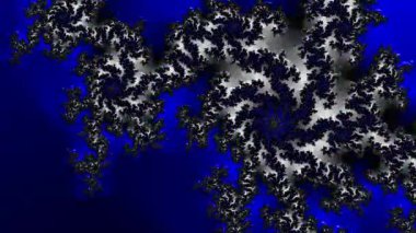 Soyut Bilgisayar Fraktal Tasarımı. Fraktal hiç bitmeyen bir desen. Fraktallar, farklı ölçeklerde kendine benzeyen sonsuz derecede karmaşık kalıplardır.