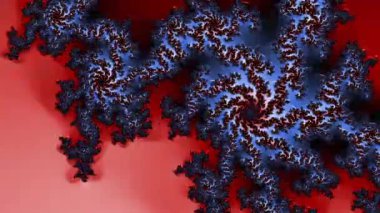 Soyut Bilgisayar Fraktal Tasarımı. Fraktal hiç bitmeyen bir desen. Fraktallar, farklı ölçeklerde kendine benzeyen sonsuz derecede karmaşık kalıplardır.