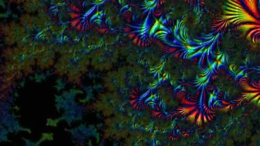 Soyut Bilgisayar Fraktal Tasarımı. Fraktal hiç bitmeyen bir desen. Fraktallar, farklı ölçeklerde kendine benzeyen sonsuz derecede karmaşık kalıplardır.