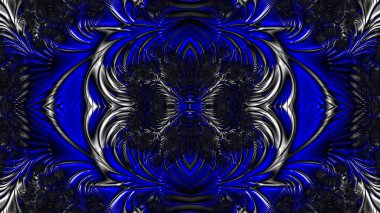 Soyut Bilgisayar Fraktal Tasarımı. Fraktal hiç bitmeyen bir desen. Fraktallar, farklı ölçeklerde kendine benzeyen sonsuz derecede karmaşık kalıplardır.