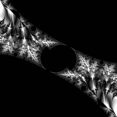 Soyut Bilgisayar Fraktal Tasarımı. Fraktal hiç bitmeyen bir desen. Fraktallar, farklı ölçeklerde kendine benzeyen sonsuz derecede karmaşık kalıplardır.