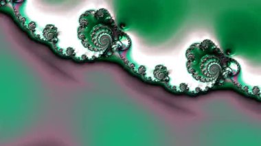 Soyut Bilgisayar Fraktal Tasarımı. Fraktal hiç bitmeyen bir desen. Fraktallar, farklı ölçeklerde kendine benzeyen sonsuz derecede karmaşık kalıplardır.