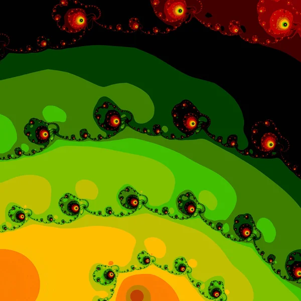 Soyut Bilgisayar Fraktal Tasarımı. Fraktal hiç bitmeyen bir desen. Fraktallar, farklı ölçeklerde kendine benzeyen sonsuz derecede karmaşık kalıplardır.